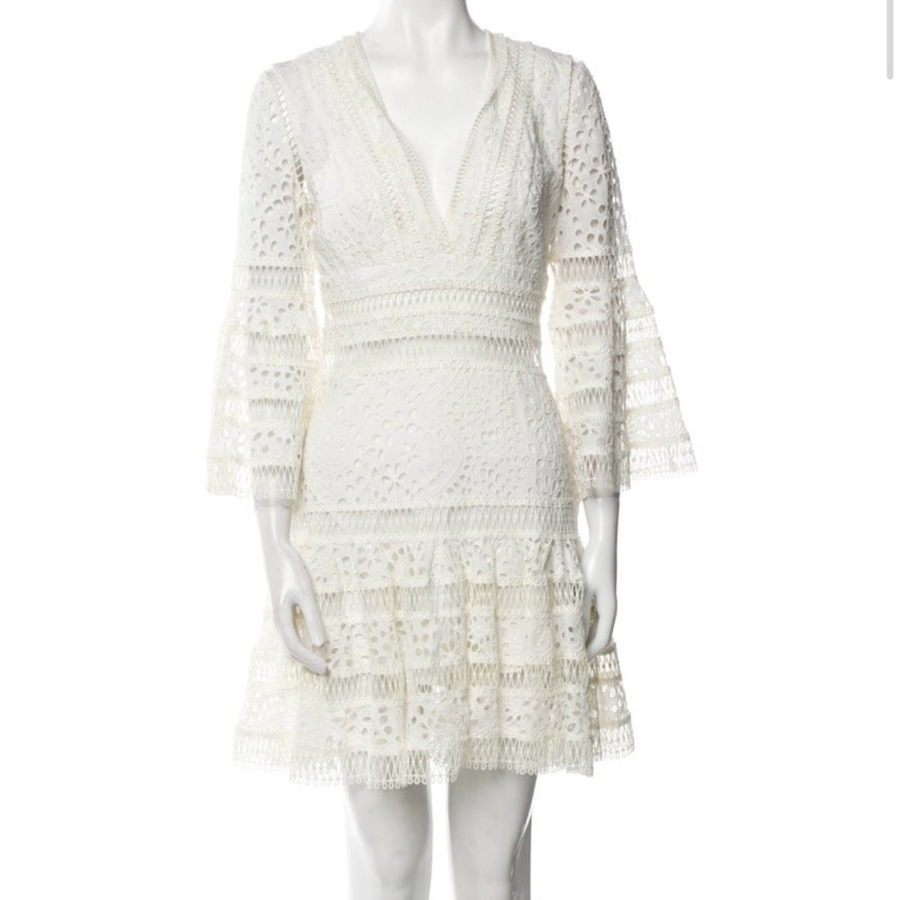 Zimmermann Eyelet White Lace Dress
